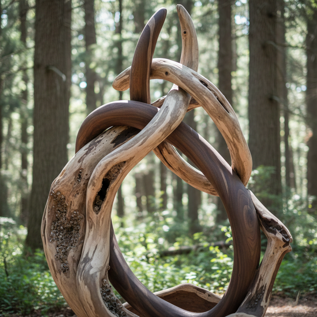 Wood sculpture